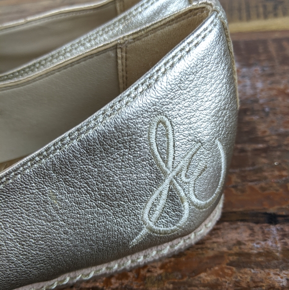 Sam Edelman Everie Gold Slip on Loafer Size 7.5 - Picture 8 of 13